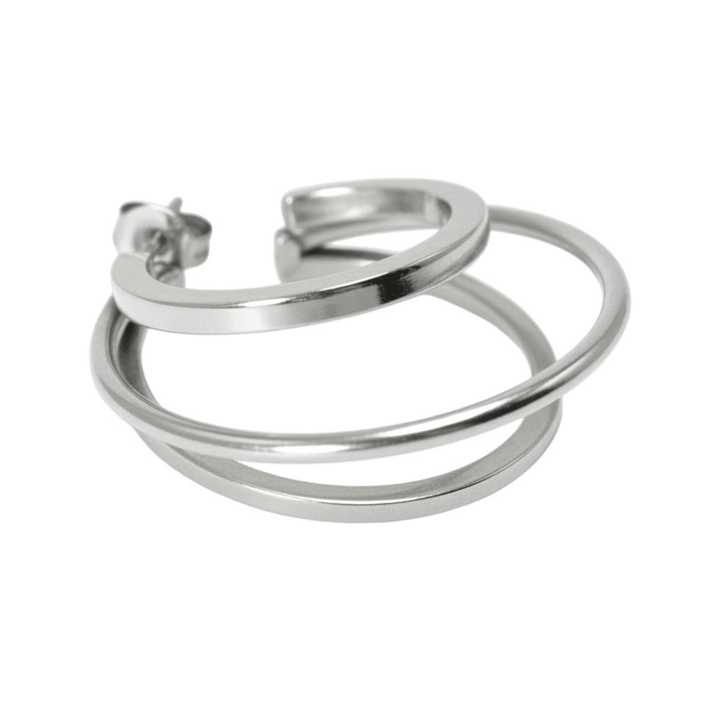 Jane Kønig Olympia Triple Hoop ørering TOH-SS26-SS-S