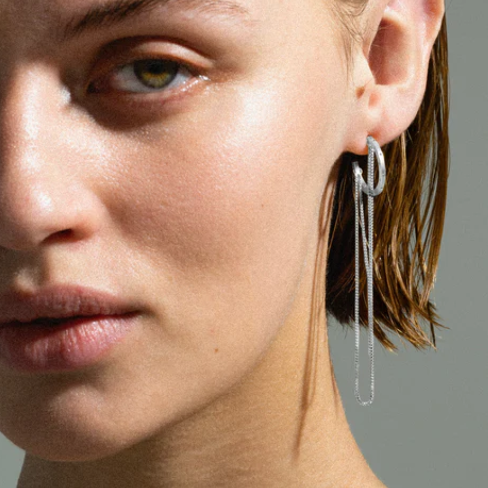 Jane Kønig Orbis Chain Hoop ørering OCH-SS25-S