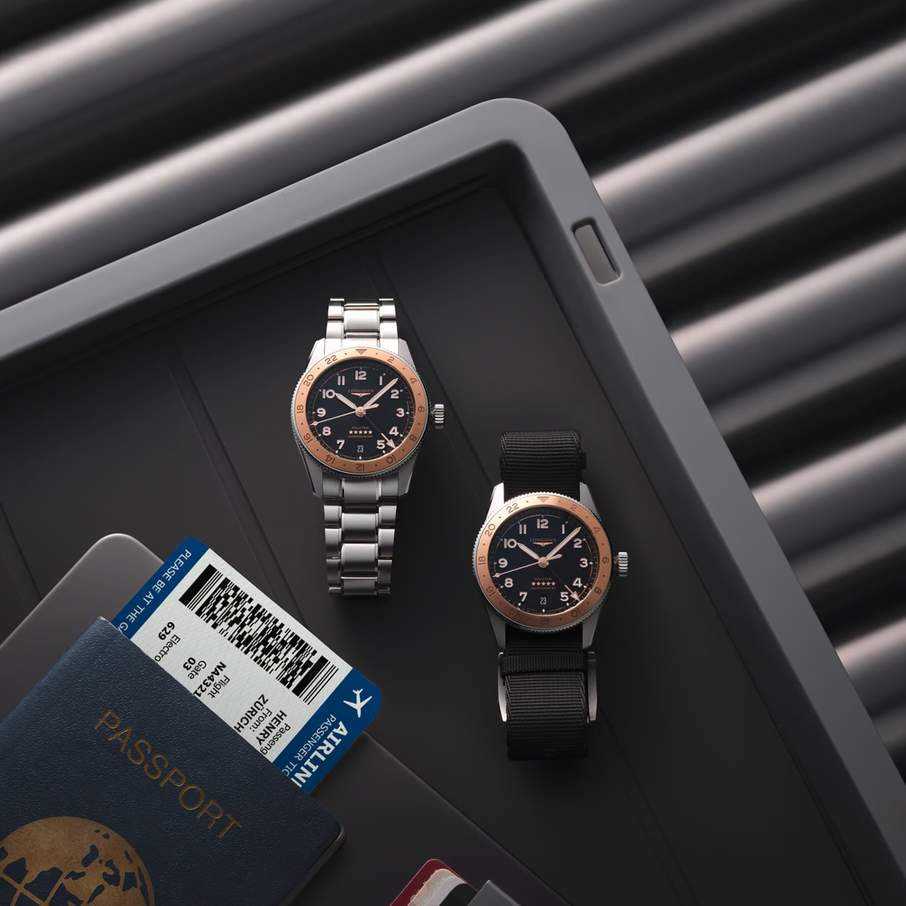 Longines Spirit Zulu Time 39mm L3.803.5.53.6