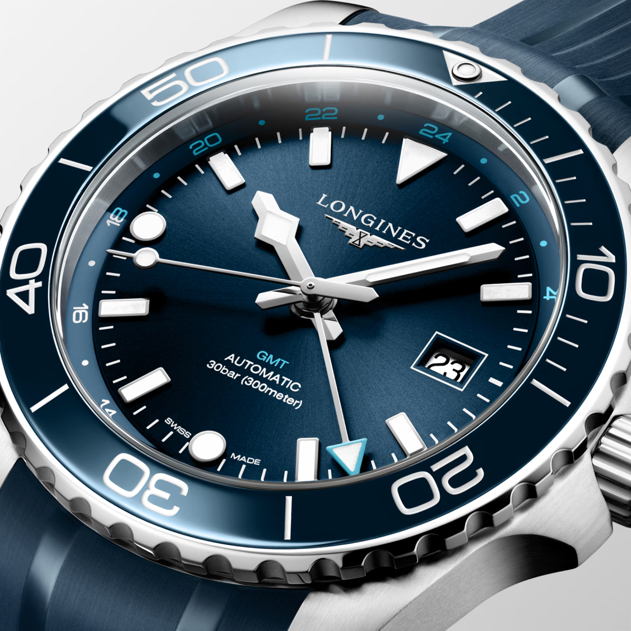 Longines HydroConquest GMT 43mm L3.890.4.96.9