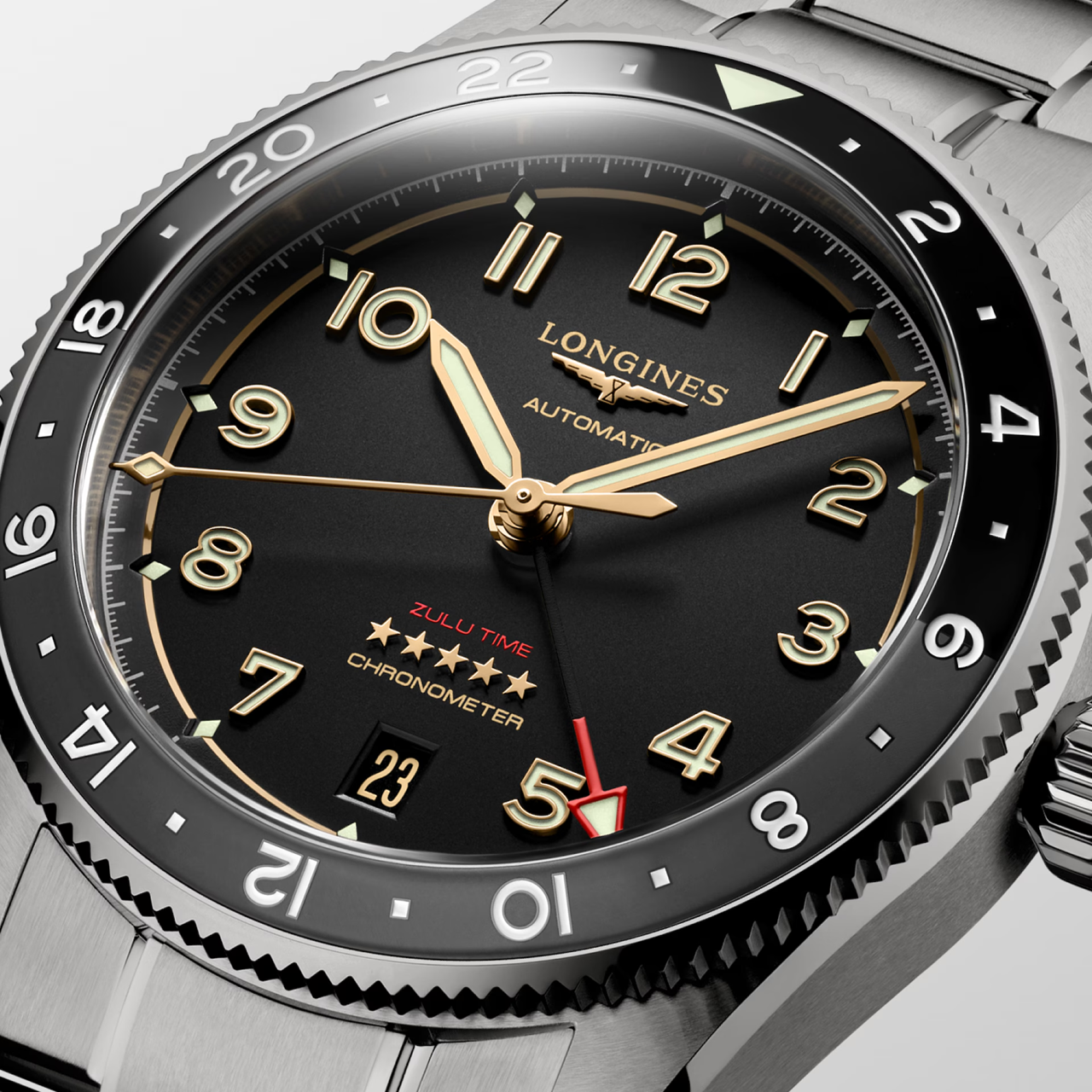Longines Spirit Zulu Time 39mm L3.802.1.53.6