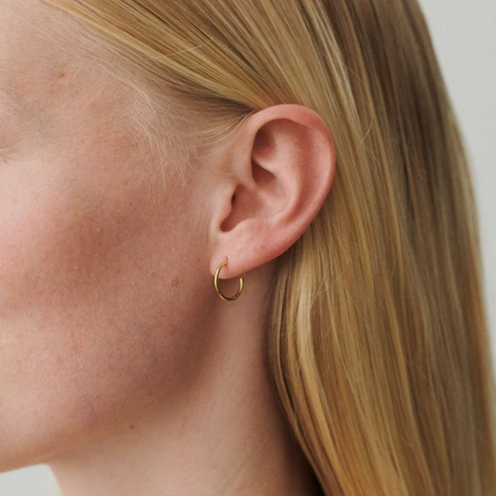 Pernille Corydon Tiny Plain øreringe E-137-S
