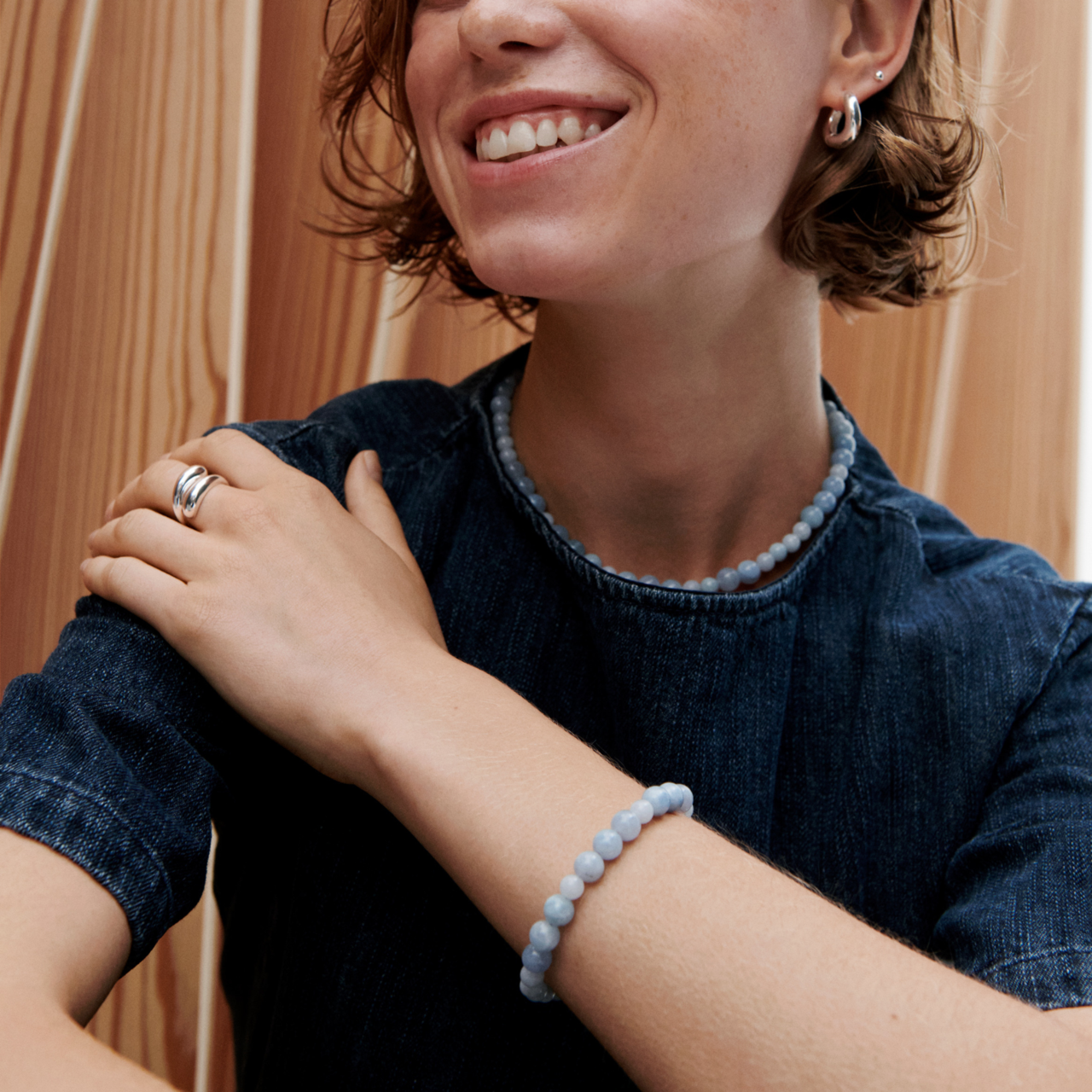 Pernille Corydon Blue Sky armbånd B-321-S