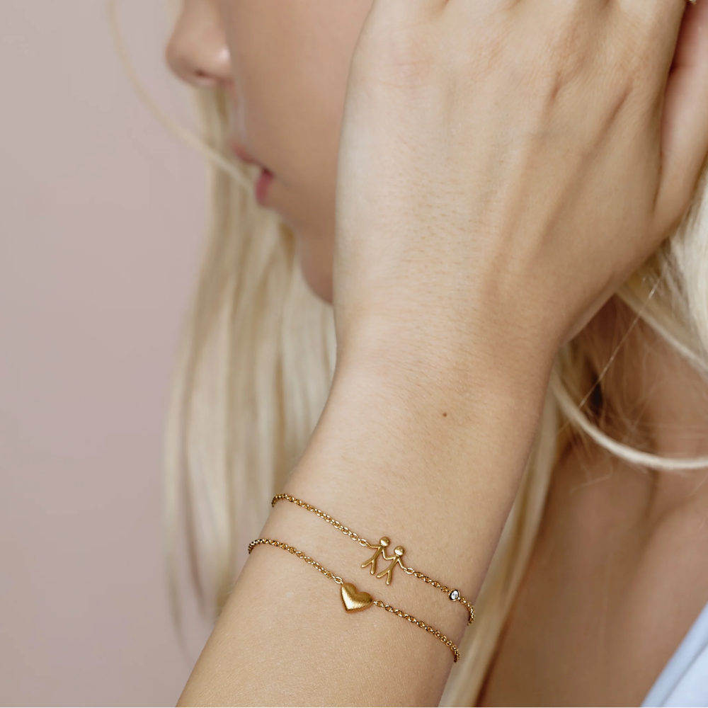 ByBiehl Together My Love armbånd 2-2002A-GP