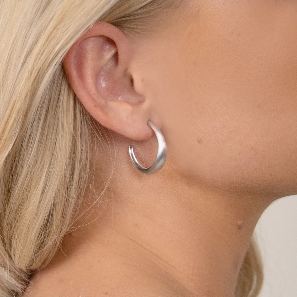 ByBiehl Ocean Flow Hoops Large øreringe 4-4203-R
