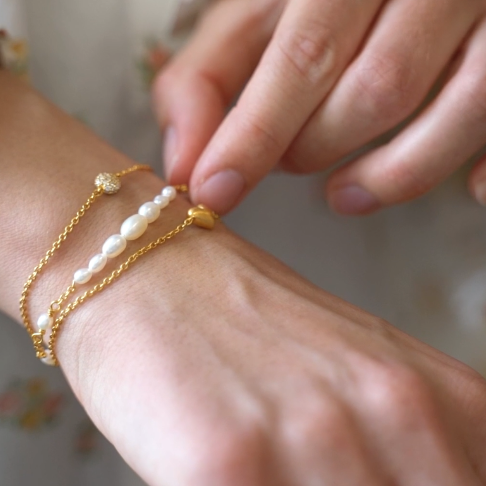 ByBiehl Aura armbånd 2-3902WP-GP