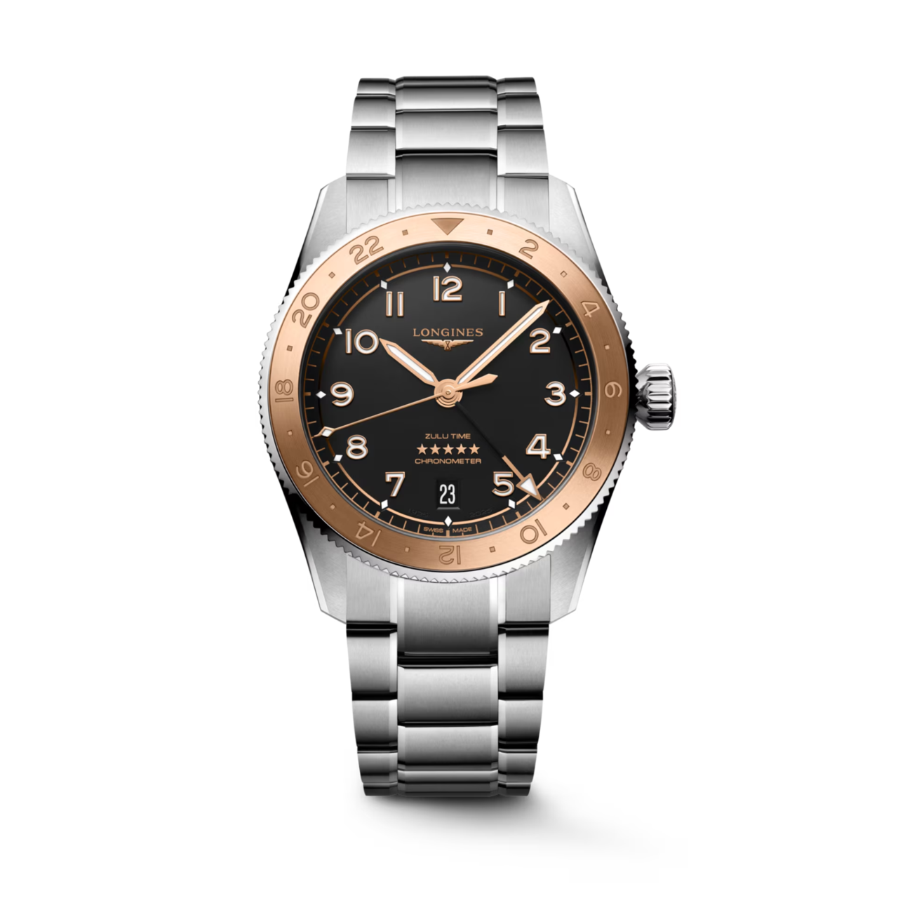 Longines Spirit Zulu Time 39mm L3.803.5.53.6