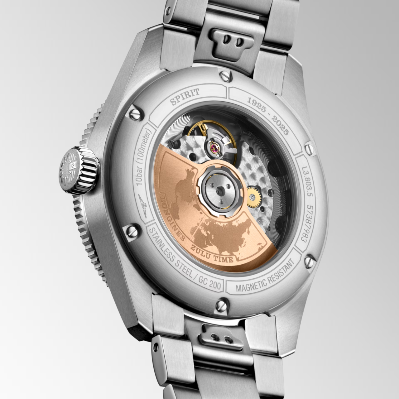 Longines Spirit Zulu Time 39mm L3.803.5.53.6