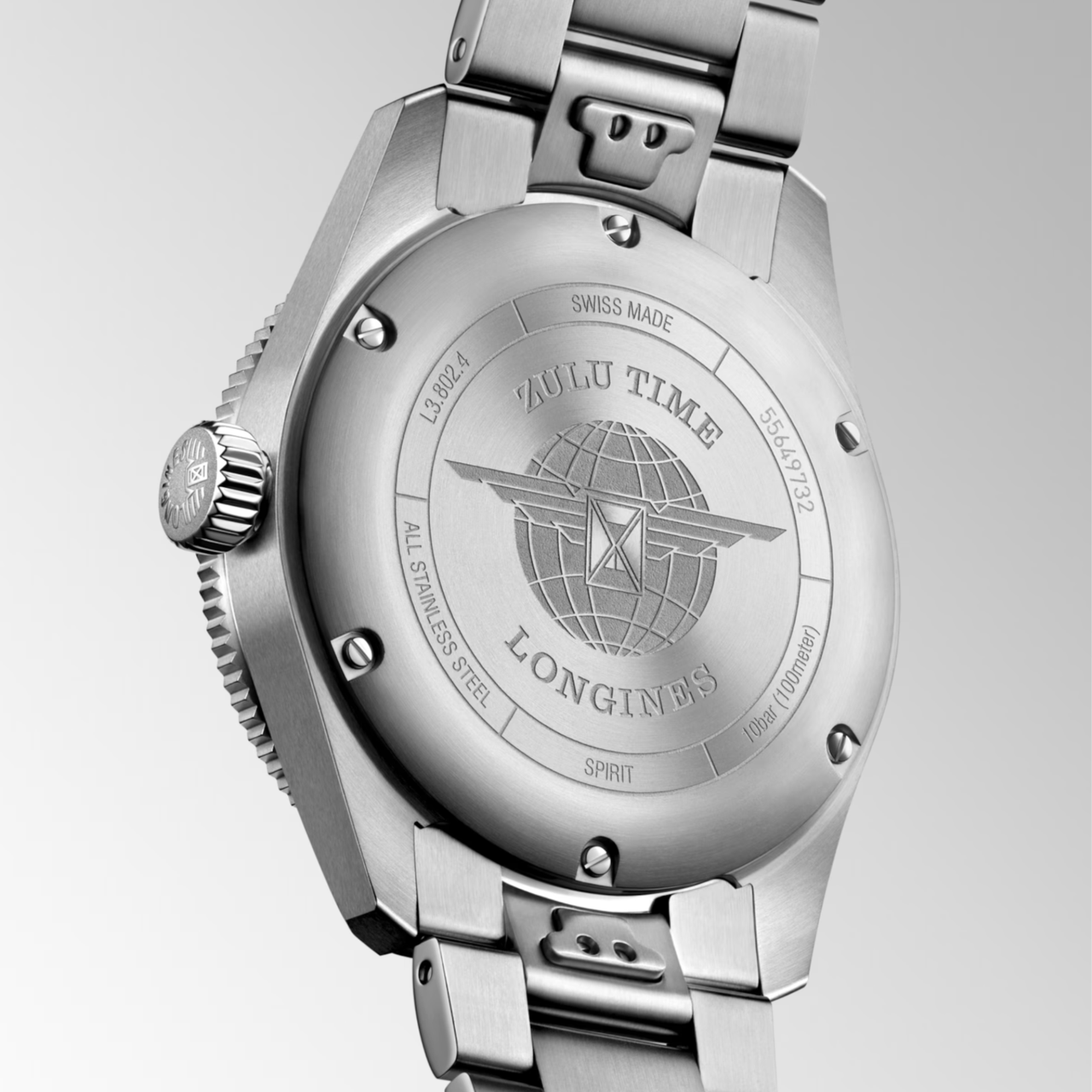 Longines Spirit Zulu Time 39mm L3.802.4.60.6