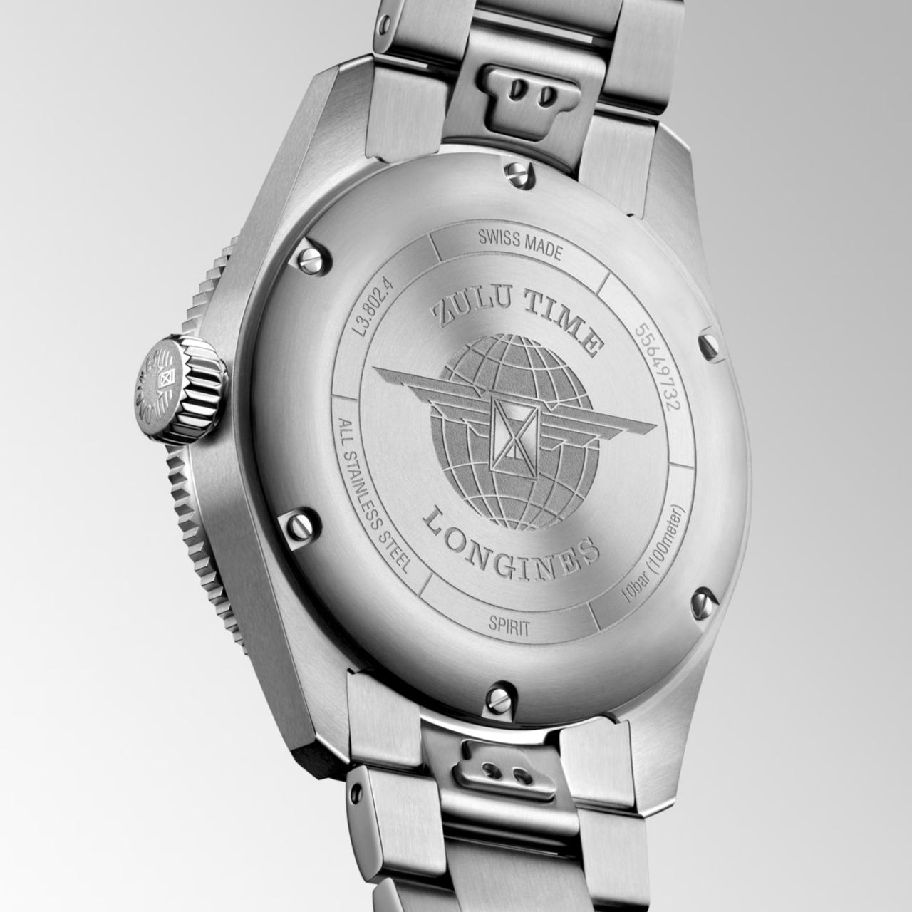 Longines Spirit Zulu Time 39mm L3.802.4.50.6