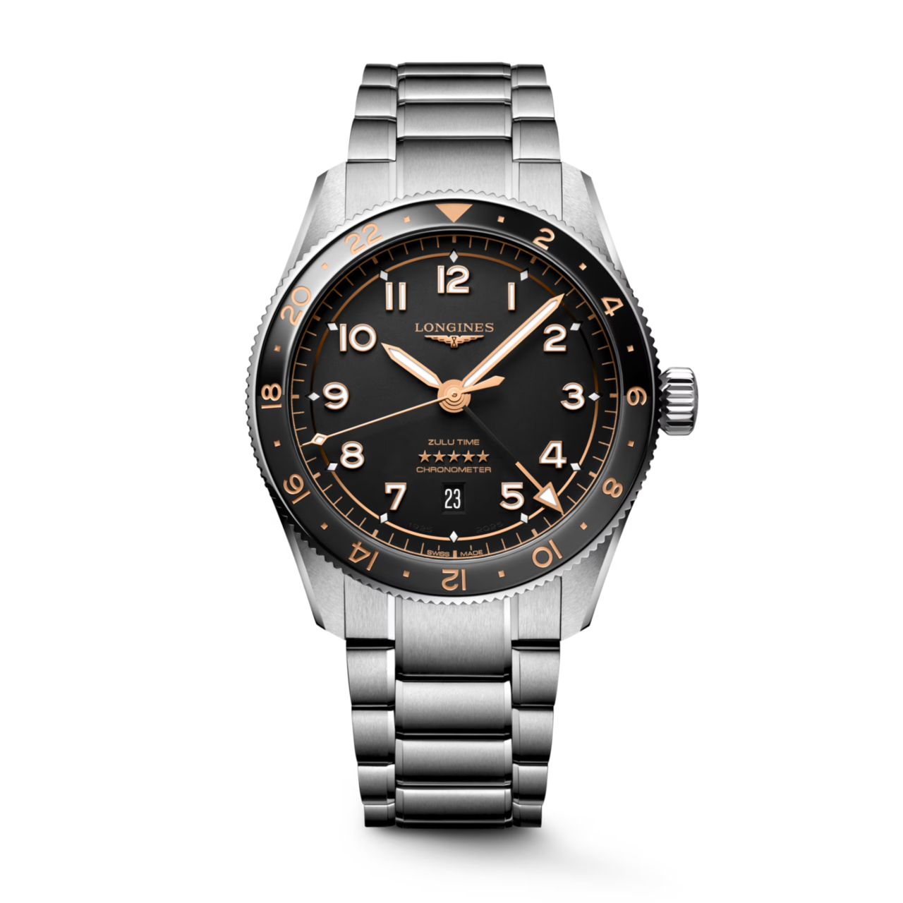 Longines Spirit Zulu Time 42mm L3.812.4.50.6