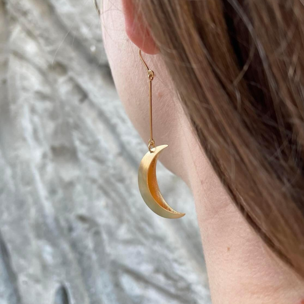 Jane Kønig Half Moon ørering JKHM001-G