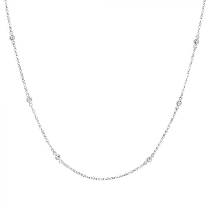 Nuran Zoe halskæde 0,175ct V1002H