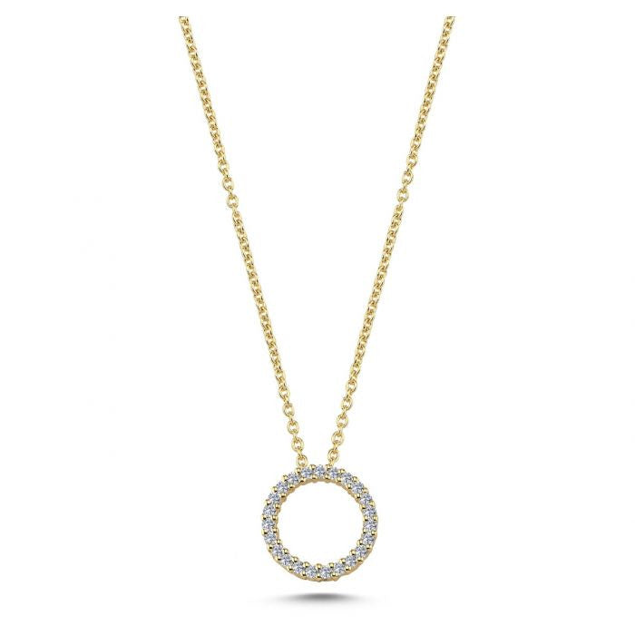 Nuran Cirkel vedhæng 0,14ct V2205 014