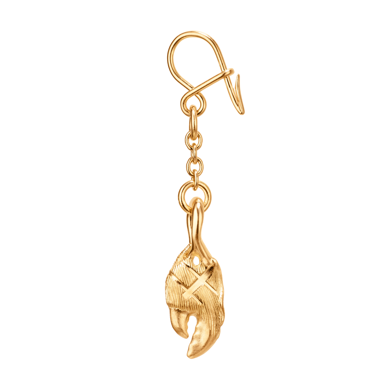 OLE LYNGGAARD COPENHAGEN Young Fish Claw ørering A3155-403