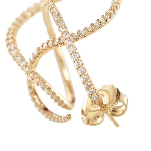 OLE LYNGGAARD COPENHAGEN Twisted Love Bands ørering A3096-401