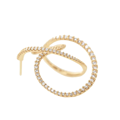 OLE LYNGGAARD COPENHAGEN Twisted Love Bands ørering A3096-401