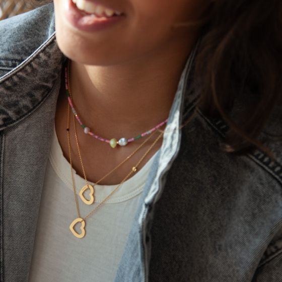 STINE A Jewelry Open Love Heart vedhæng 5049-02