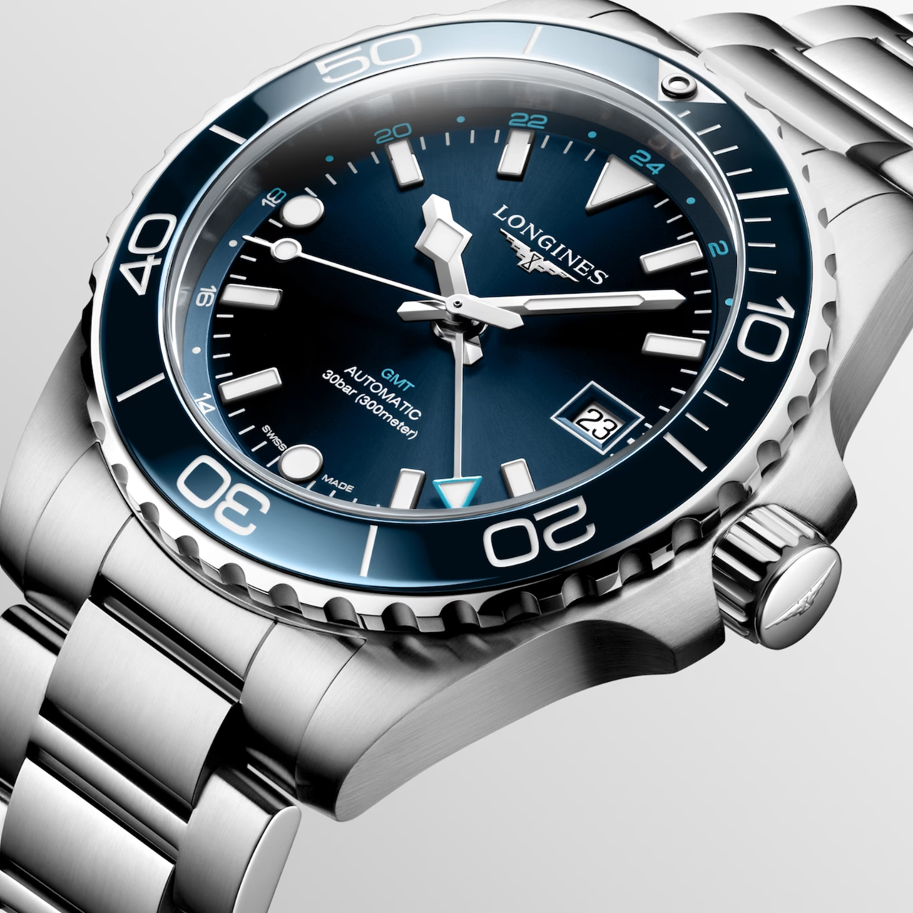 Longines HydroConquest GMT 41mm L3.790.4.96.6