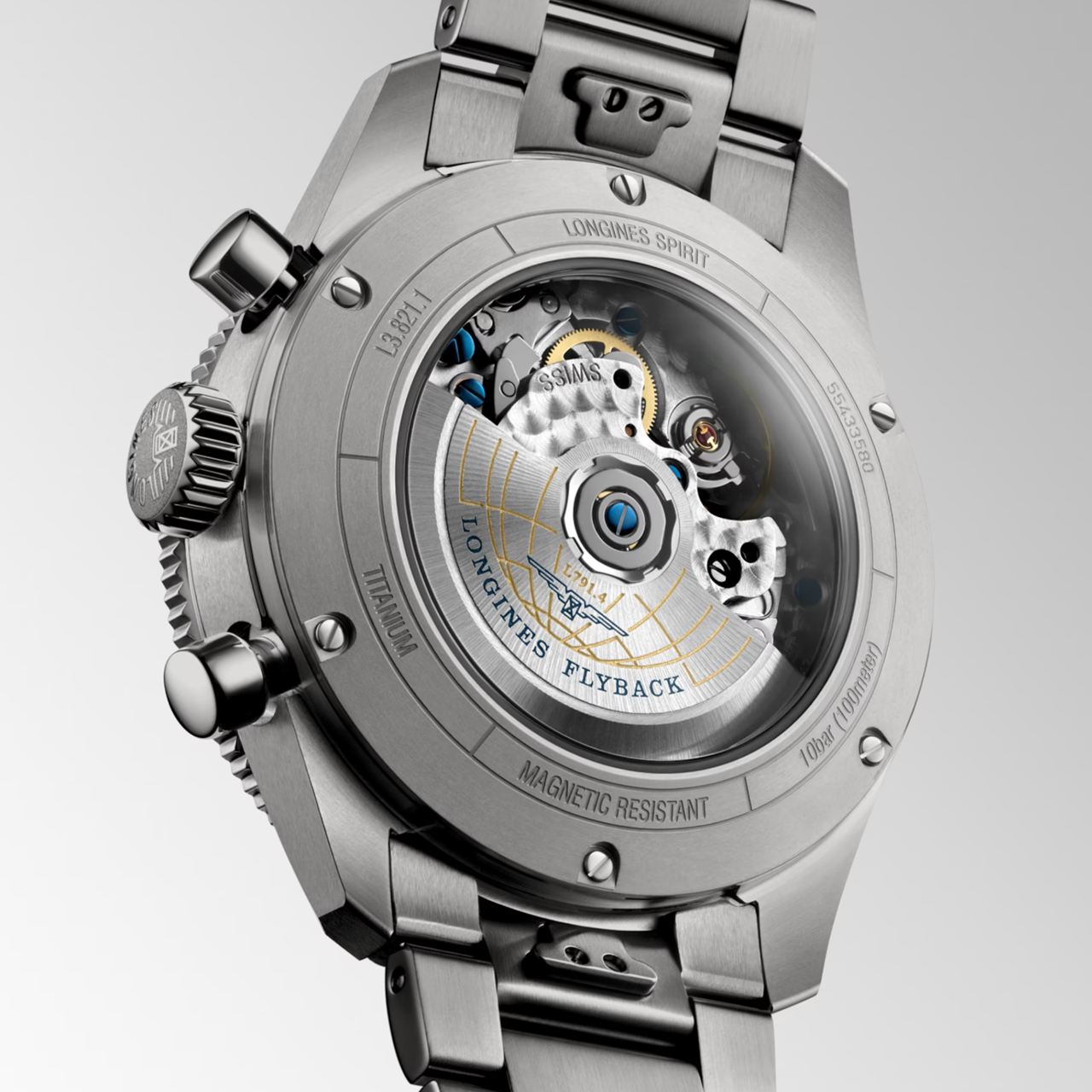 Longines Spirit Flyback Titanium 42mm L3.821.1.53.6