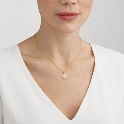 Georg Jensen Daisy halskæde m/diamanter 10010533