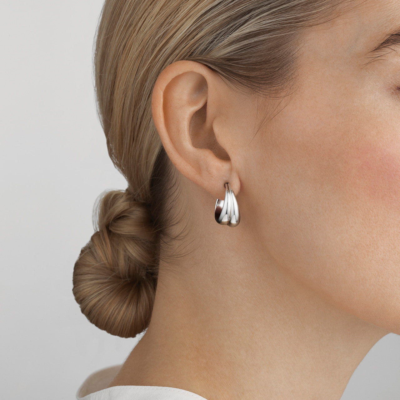 Georg Jensen Curve øreringe 10017502