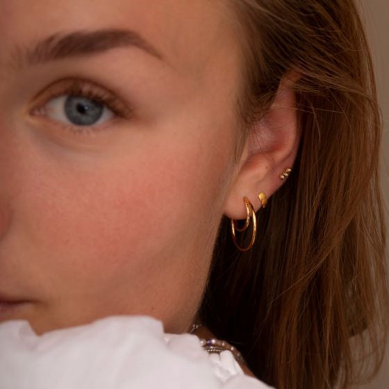 STINE A Jewelry Double Creol ørering 1136-02