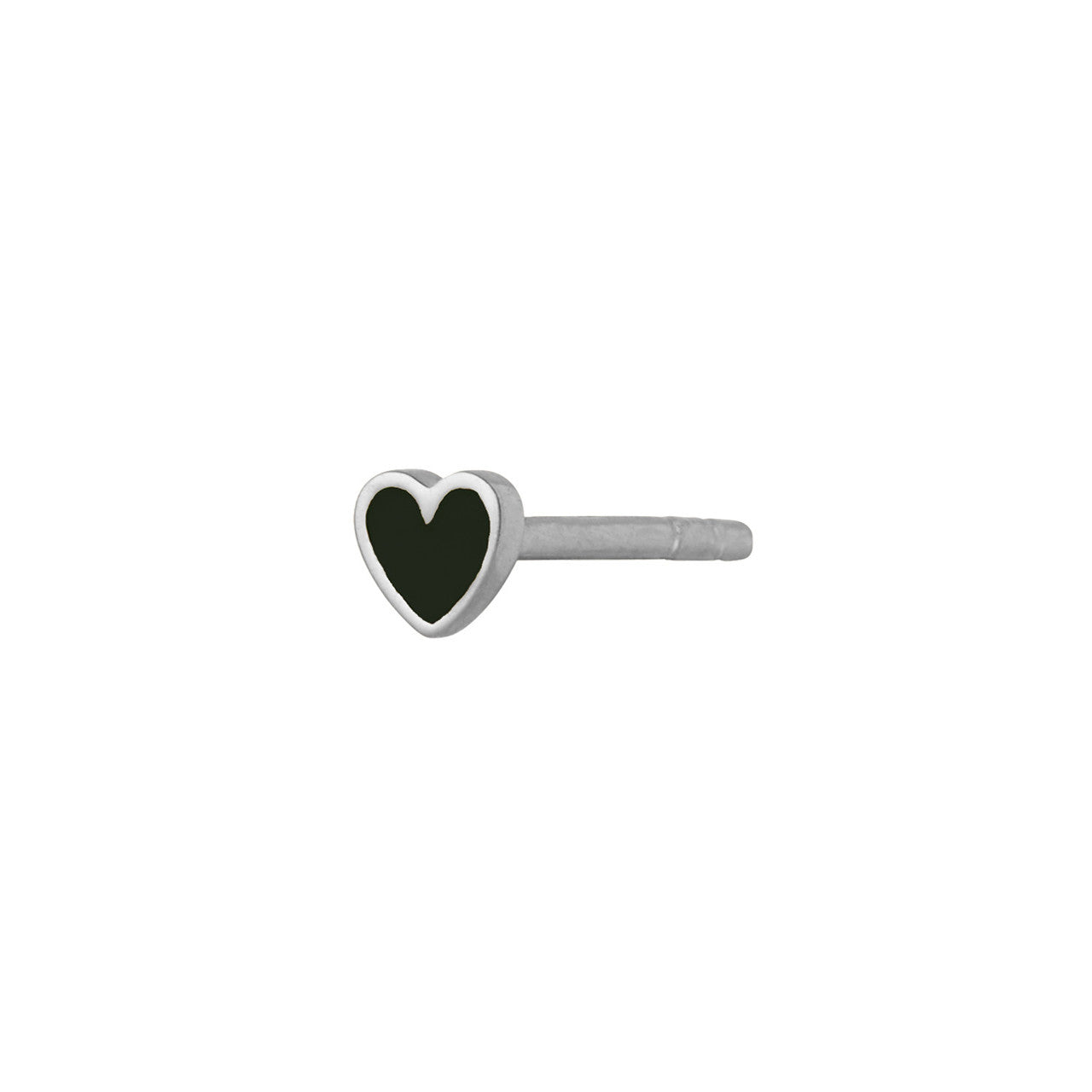 STINE A Jewelry Petit Love Heart ørering 1181-00-BLACK