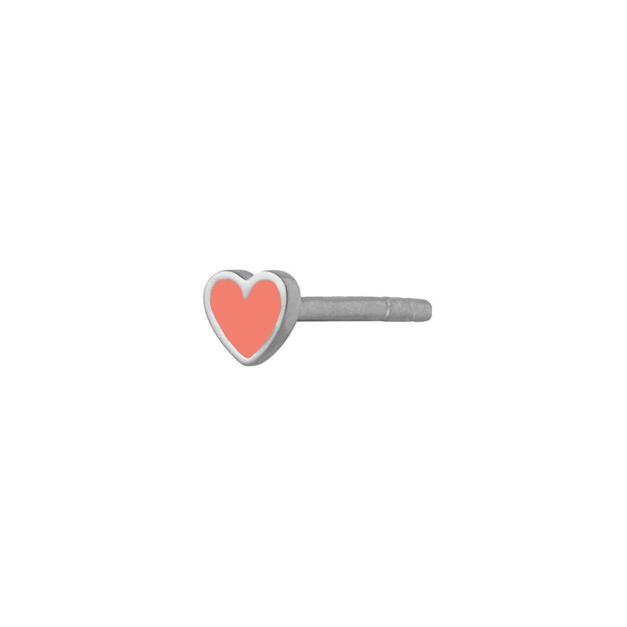 STINE A Jewelry Petit Love Heart ørering 1181-00-CORAL