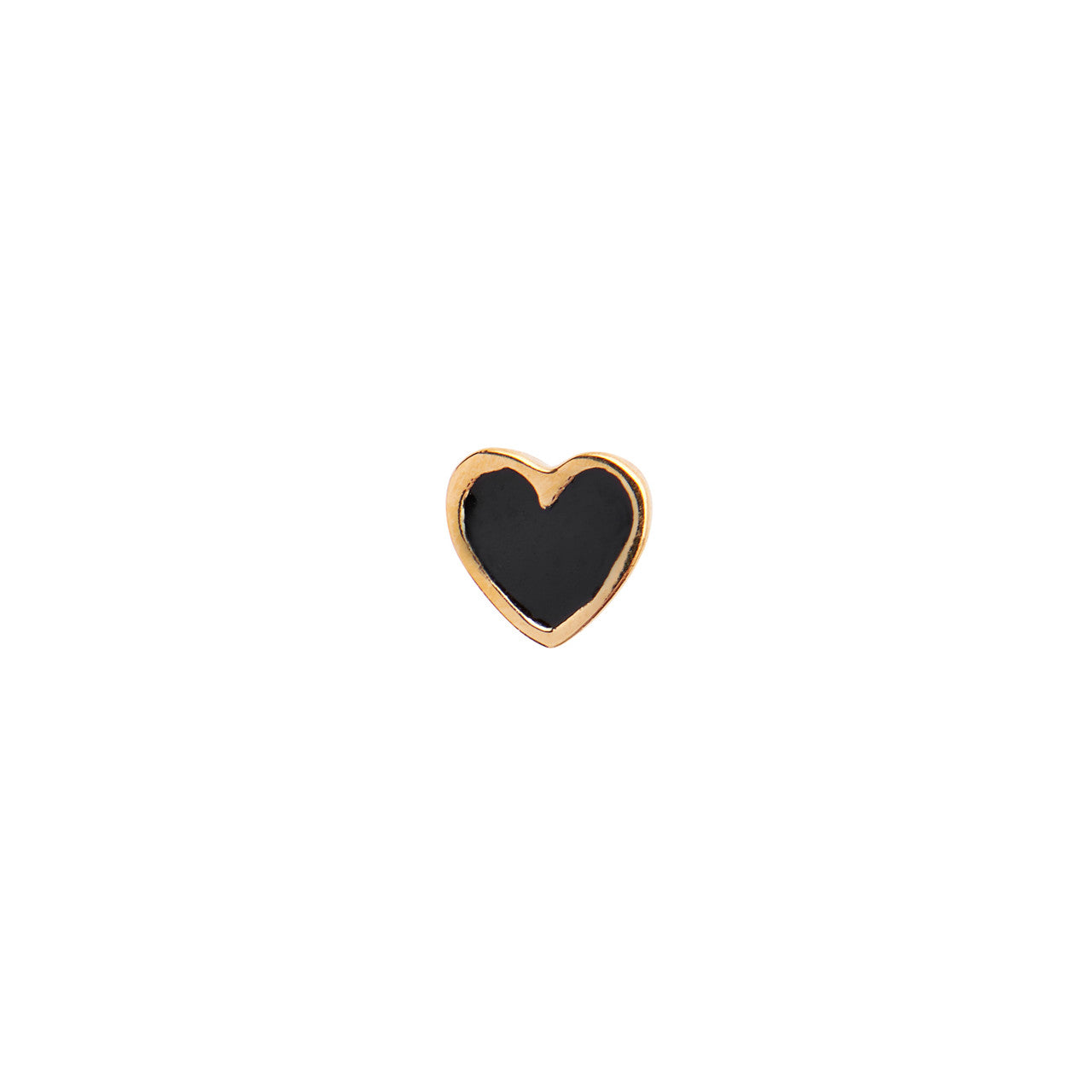 STINE A Jewelry Petit Love Heart ørering 1181-02-Black