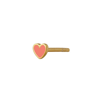 STINE A Jewelry Petit Love Heart ørering 1181-02-CORAL