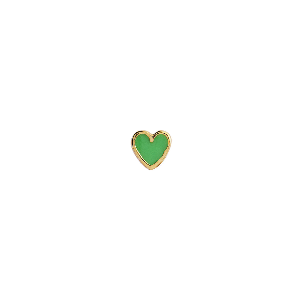 STINE A Jewelry Petit Love Heart ørering 1181-02-Grass