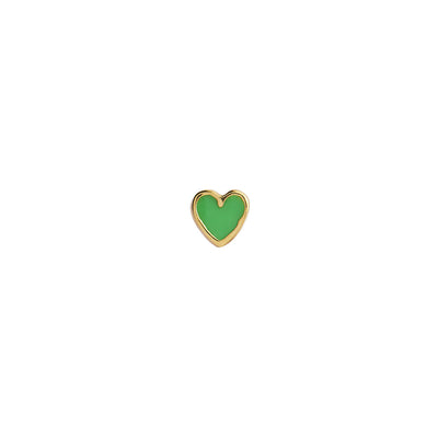 STINE A Jewelry Petit Love Heart ørering 1181-02-Grass
