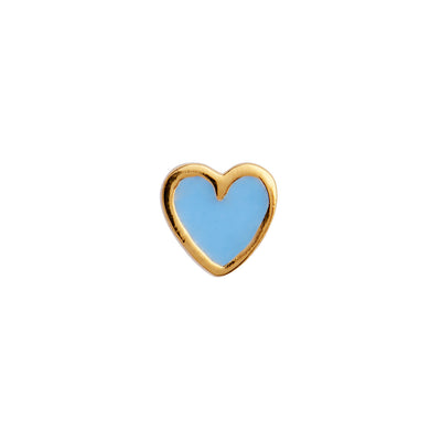 STINE A Jewelry Love Heart ørering 1181-02-Lightblue
