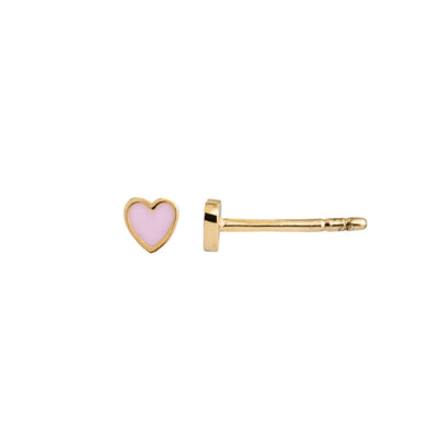 STINE A Jewelry Petit Love Heart ørering 1181-02-Lightpink