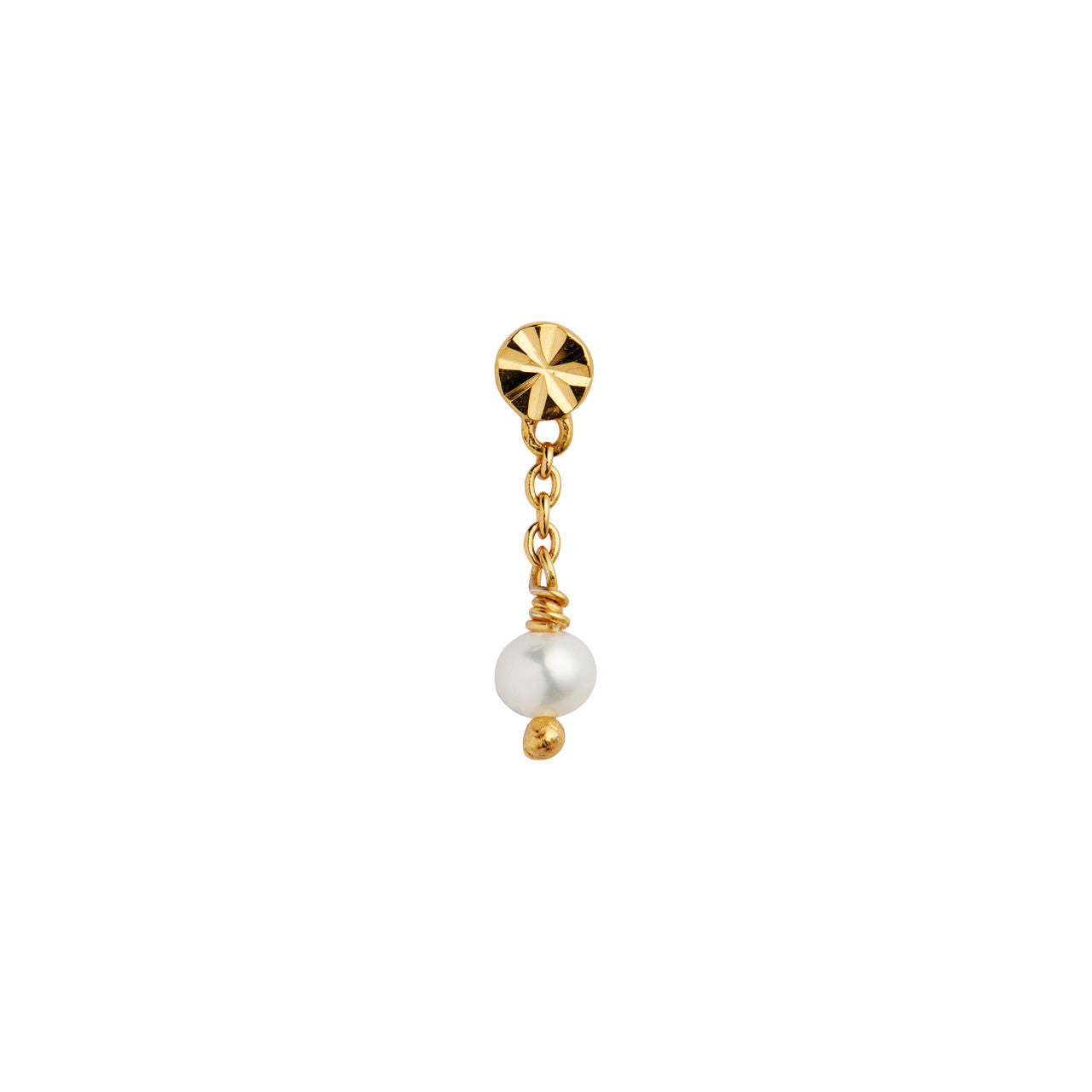STINE A Jewelry Tres Petit Etoile with Pearl ørering 1283-02