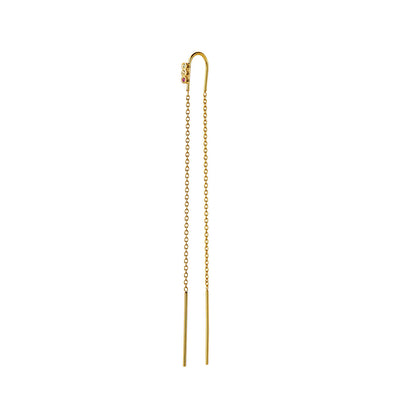 STINE A Jewelry Three Dots Double Chain ørering 1290-02