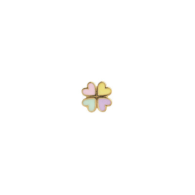 STINE A Jewelry Love Heart Clover ørering 1296-02