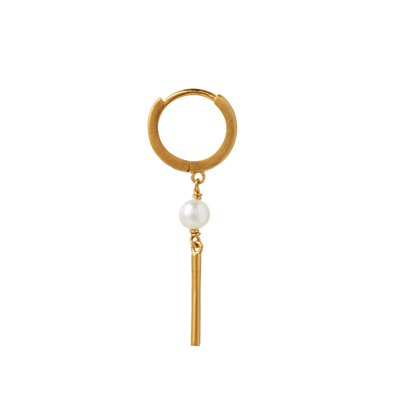 STINE A Jewelry Huggie with pin and pearl ørering 1300-02