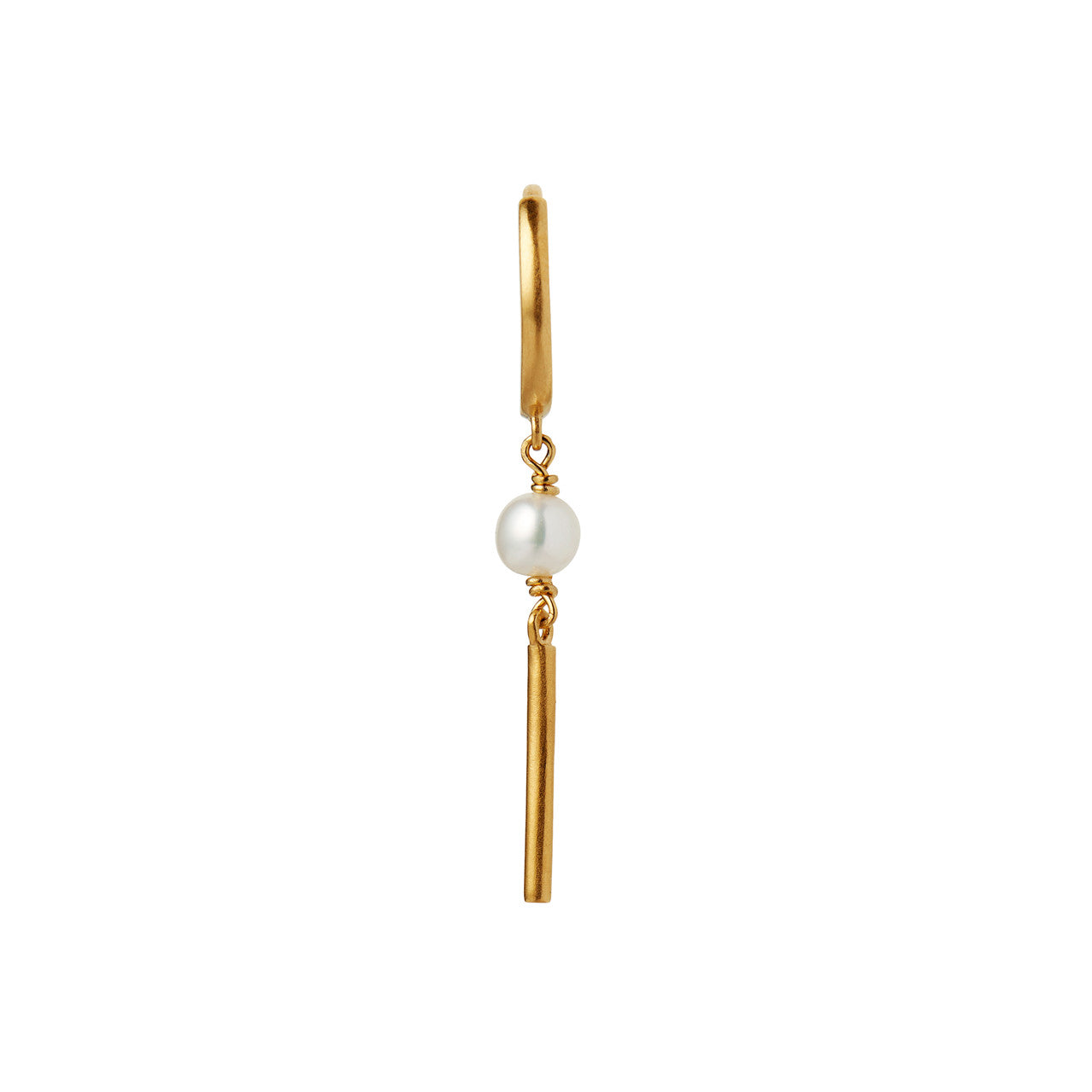STINE A Jewelry Huggie with pin and pearl ørering 1300-02