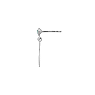 STINE A Jewelry Big Dot Bella Moon ørering 1307-00-Blue