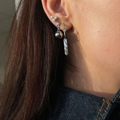 STINE A Jewelry Three Pearl Berries ørering 1321-00