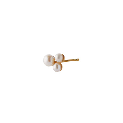 STINE A Jewelry Three Pearl Berries ørering 1321-02