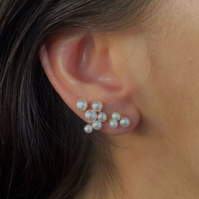 STINE A Jewelry Bloom Pearl Berries ørering 1339-02