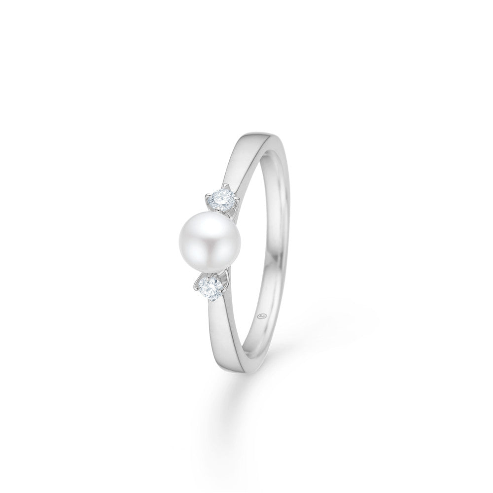 Mads Z Crown Trinity Pearl ring 1643708