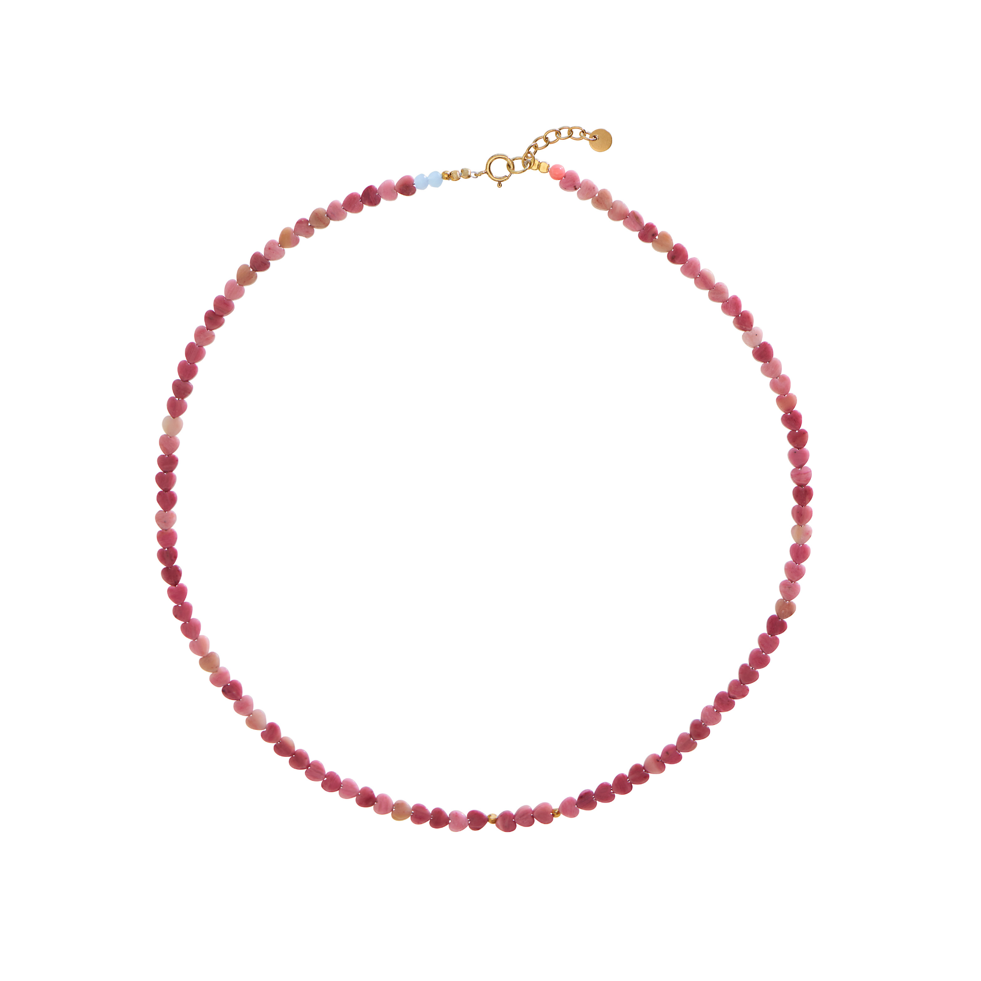 STINE A Jewelry Pink Love Hearts halskæde 2073-02