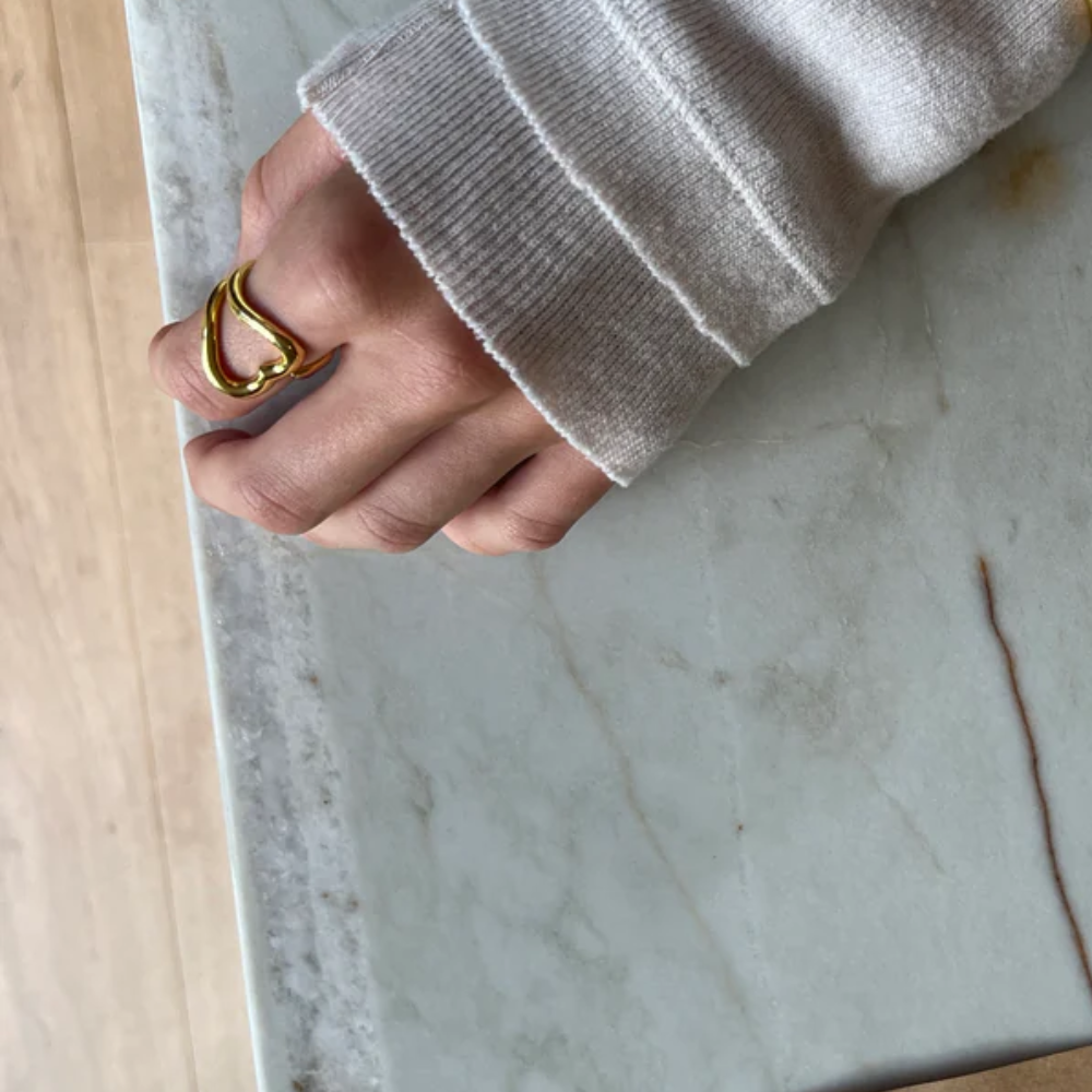 Jane Kønig Open Heart ring OHR-AW25-G