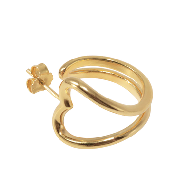 Jane Kønig Open Heart Hoop ørering OHH-AW25-G