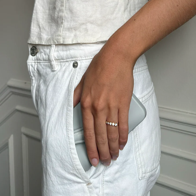 ByBiehl Stardust Flow ring 5-4608A-GP