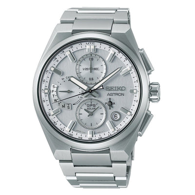 Seiko GPS Solar 5X83 Dual-Time Chronograph SSH159J1